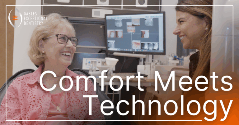 Dr. Amador and smiling patient