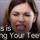 Frustrated woman with fists in air