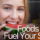Woman smiling biting into watermelon slice